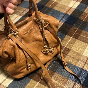 Michael Kors Tan Satchel Bag